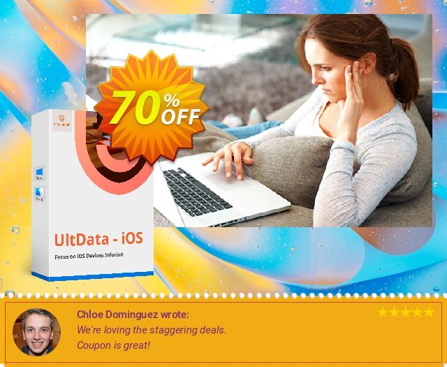 Tenorshare UltData for Mac wunderschön Promotionsangebot Bildschirmfoto