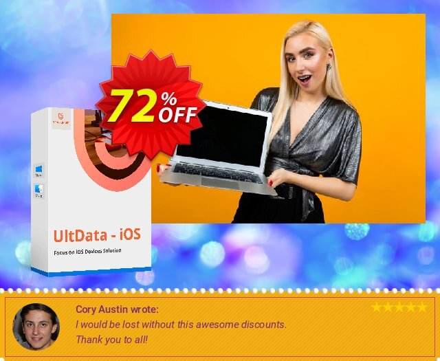 UltData iPhone Data Recovery  특별한   프로모션  스크린 샷