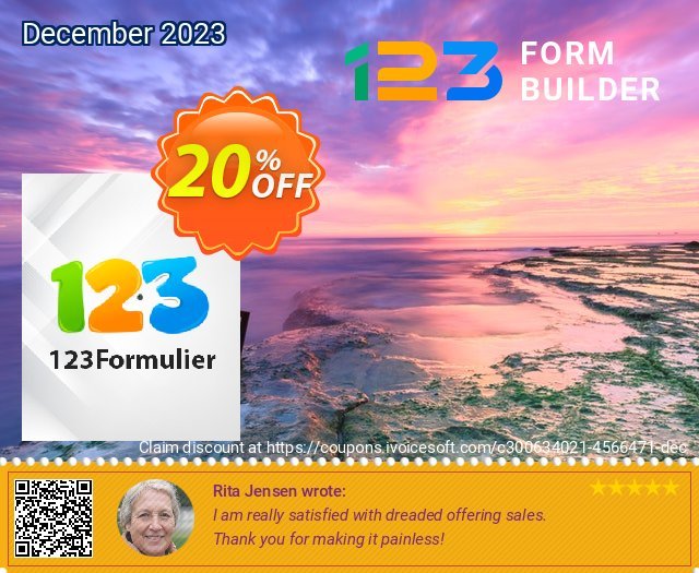 123Formulier Platina (jaarabonnement) discount 20% OFF, 2022 Selfie Day promotions. 123Formulier Platina - jaarabonnement Stirring promotions code 2022