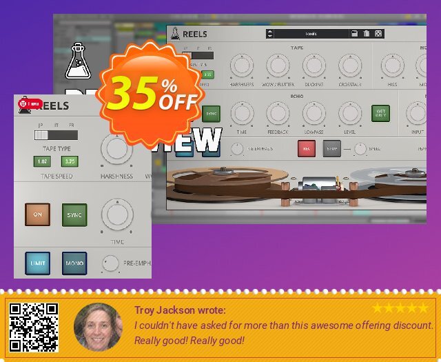 AudioThing Reels discount 35% OFF, 2024 April Fools' Day offering discount. Summer Sale 2024