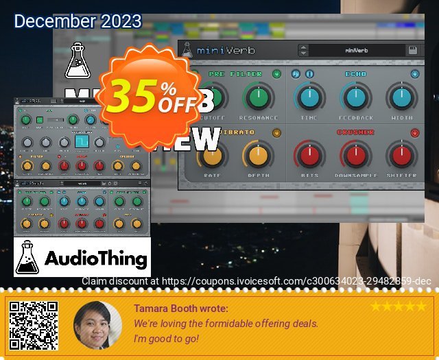 AudioThing miniVerb discount 35% OFF, 2022 African Liberation Day promotions. 35% OFF AudioThing miniVerb, verified