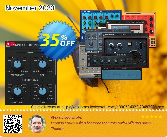 AudioThing Hand Clapper 可怕的 促销销售 软件截图