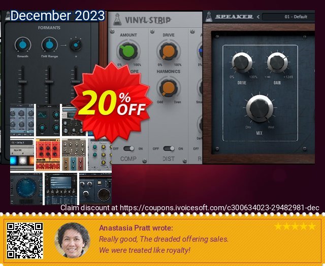 AudioThing Effect Bundle discount 20% OFF, 2022 World Day of Music promo. Effect Bundle Best offer code 2022