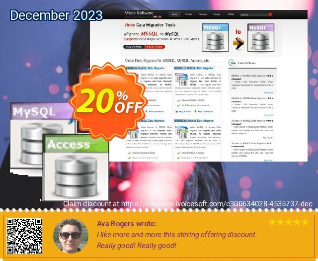 Viobo MySQL to Access Data Migrator Business discount 20% OFF, 2024 April Fools Day offering sales. Viobo MySQL to Access Data Migrator Bus. Staggering promotions code 2024