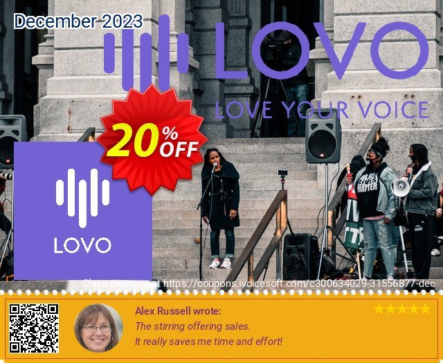 LOVO Studio Freelancer (Annually) aufregenden Disagio Bildschirmfoto