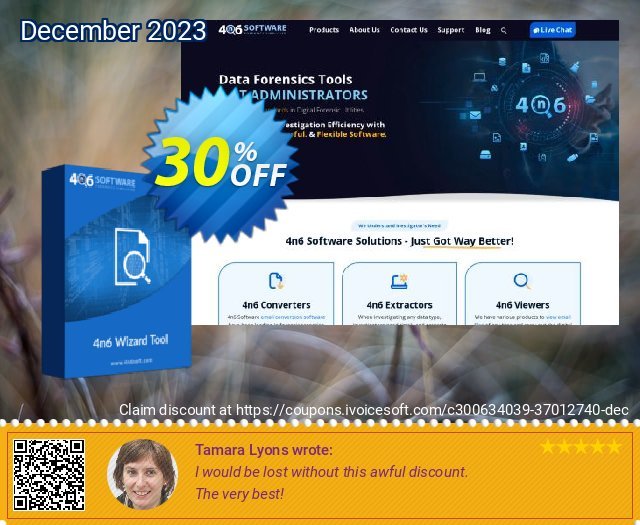 4n6 Outlook Email Address Extractor Wizard menakuntukan promo Screenshot