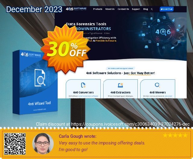 4n6 Windows Live Mail Forensics Wizard Pro discount 30% OFF, 2024 April Fools' Day discounts. Halloween Offer