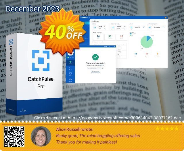 CatchPulse - 5 Device (1 Year) discount 40% OFF, 2024 Easter Day offering sales. CatchPulse - 5 Device (1 Year) Imposing deals code 2024