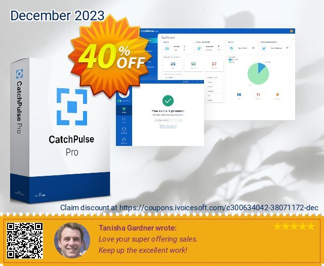 CatchPulse - 19 Device (1 Year) discount 40% OFF, 2024 Easter Day promo sales. CatchPulse - 19 Device (1 Year) Awful promo code 2024