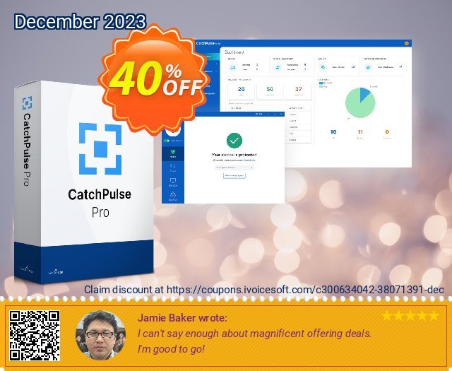 CatchPulse - 13 Device (3 Year) discount 40% OFF, 2024 April Fools' Day discounts. CatchPulse - 13 Device (3 Year) Staggering promotions code 2024