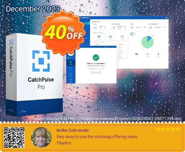 CatchPulse - 15 Device (3 Year) discount 40% OFF, 2024 World Backup Day sales. CatchPulse - 15 Device (3 Year) Impressive offer code 2024