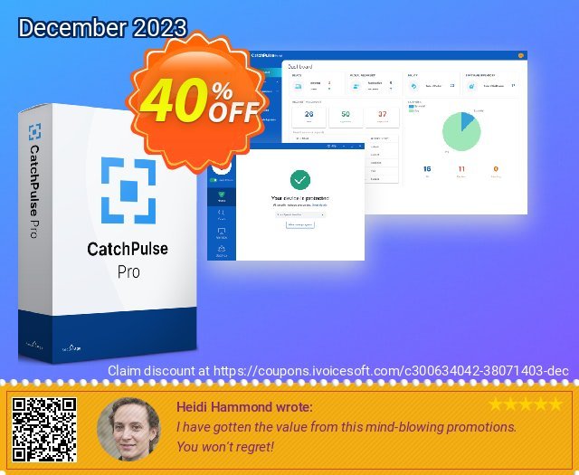 CatchPulse Pro - 10 Device (3 Year) discount 40% OFF, 2024 Resurrection Sunday offering sales. CatchPulse Pro - 10 Device (3 Year) Amazing promo code 2024