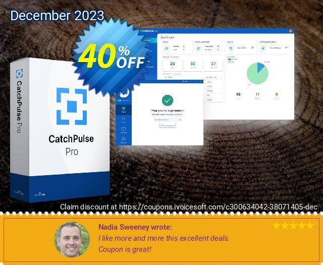 CatchPulse Pro - 12 Device (3 Year) beeindruckend Promotionsangebot Bildschirmfoto