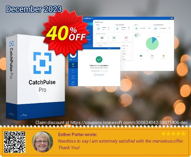 CatchPulse Pro - 13 Device (3 Year) discount 40% OFF, 2024 April Fools' Day offering sales. CatchPulse Pro - 13 Device (3 Year) Big sales code 2024