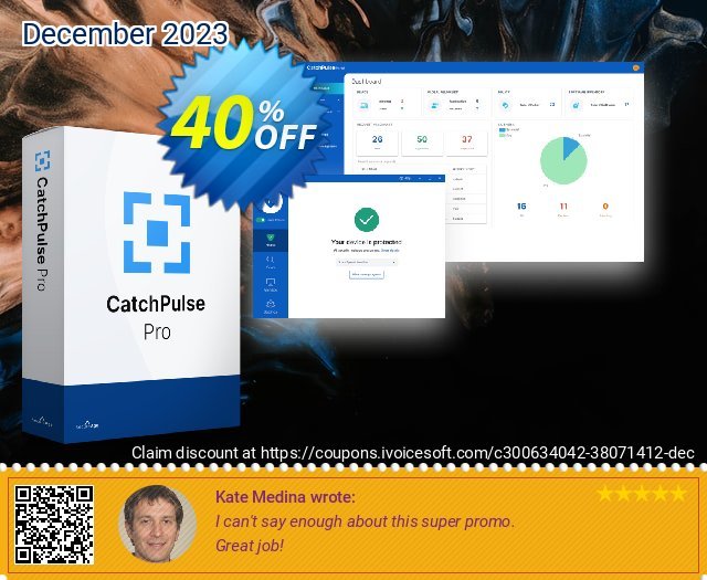 CatchPulse Pro - 18 Device (3 Year) discount 40% OFF, 2024 April Fools Day promotions. CatchPulse Pro - 18 Device (3 Year) Amazing promotions code 2024