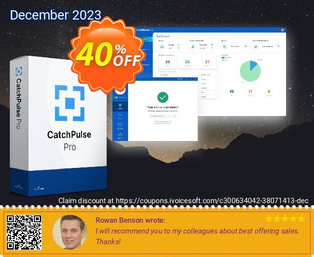 CatchPulse Pro - 19 Device (3 Year) 驚きっ放し クーポン スクリーンショット
