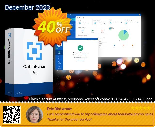 CatchPulse Pro - 5 Device (1 Year) discount 40% OFF, 2024 Labour Day sales. CatchPulse Pro - 5 Device (1 Year) Hottest discount code 2024