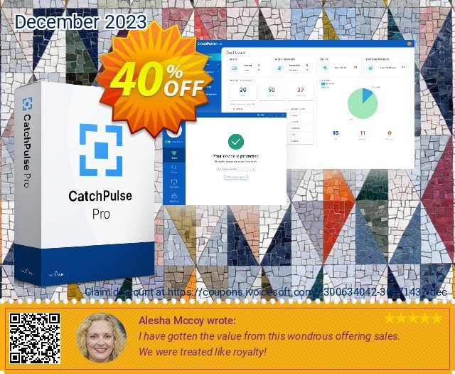 CatchPulse Pro - 16 Device (1 Year) discount 40% OFF, 2024 World Press Freedom Day promo sales. CatchPulse Pro - 16 Device (1 Year) Staggering discount code 2024
