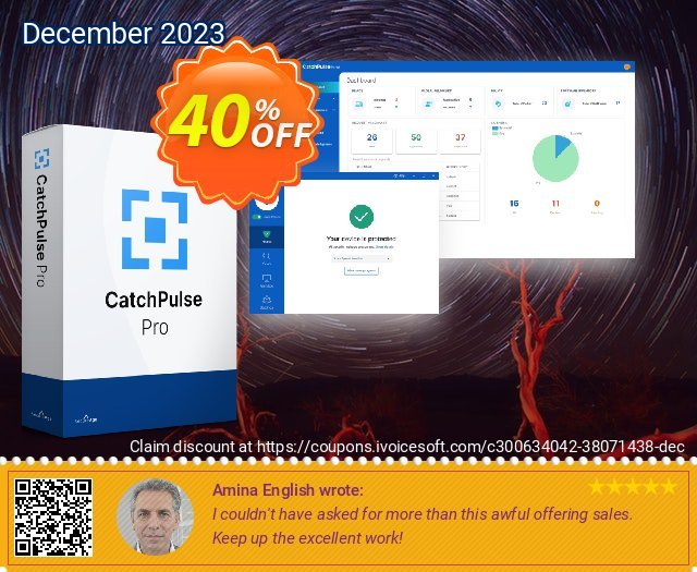 CatchPulse Pro - 17 Device (1 Year) aufregenden Angebote Bildschirmfoto