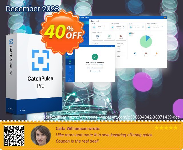CatchPulse Pro - 18 Device (1 Year) discount 40% OFF, 2024 Mother Day offering sales. CatchPulse Pro - 18 Device (1 Year) Stirring discounts code 2024