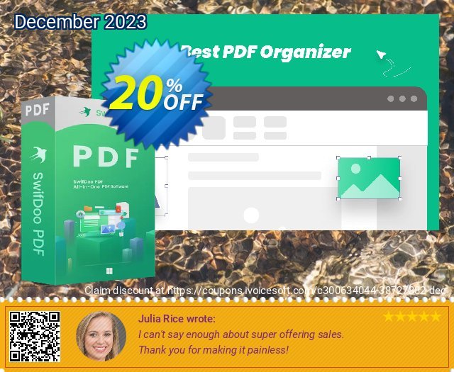 SwifDoo PDF Monthly discount 20% OFF, 2024 Memorial Day discounts. SwifDoo PDF Monthly Fearsome discounts code 2024