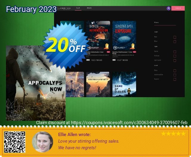 APPocalyps Now discount 20% OFF, 2024 Memorial Day offering sales. APPocalyps Now Hottest deals code 2024