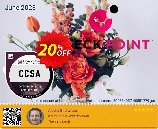Security Administration (CCSA) EXAM discount 20% OFF, 2024 Mother Day offer. Security Administration (CCSA) EXAM Amazing promotions code 2024