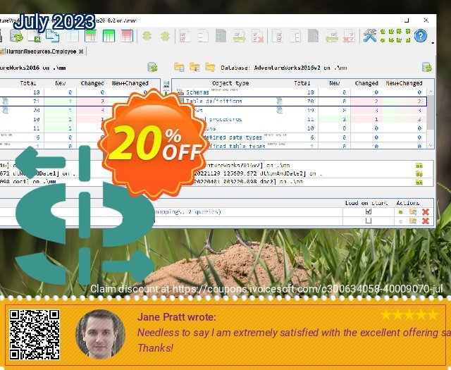 MssqlMerge Pro discount 20% OFF, 2024 Mother's Day promo sales. MssqlMerge Pro (single-user license) Amazing deals code 2024
