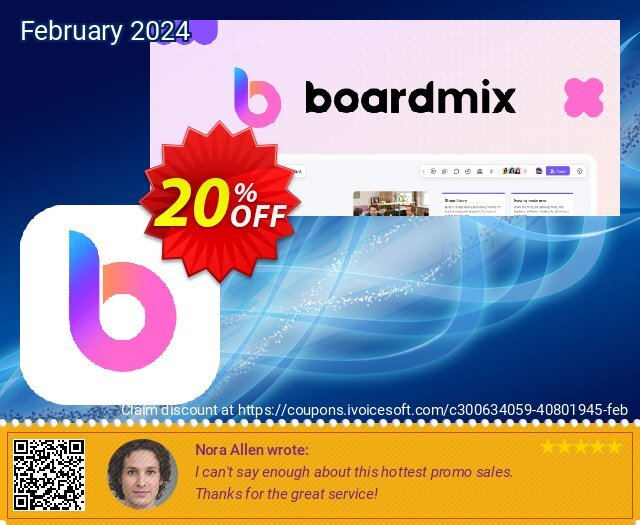 Boardmix Individual - 3-Year Plan discount 20% OFF, 2024 Mother's Day offering sales. Boardmix - Individual - 3-Year Plan Amazing offer code 2024