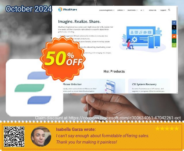 iReaShare Android Data Eraser - 1 Month License(5 PCs) discount 50% OFF, 2024 Halloween offering sales. iReaShare Android Data Eraser - 1 Month License(5 PCs) Stunning deals code 2024