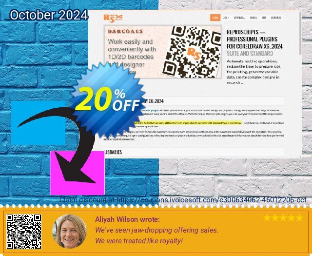 ReproScripts VDP (no PPML) + Barcodes Bundle umwerfende Diskont Bildschirmfoto