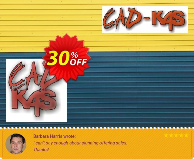 CADKAS Trace and vectorize 惊人的 产品销售 软件截图