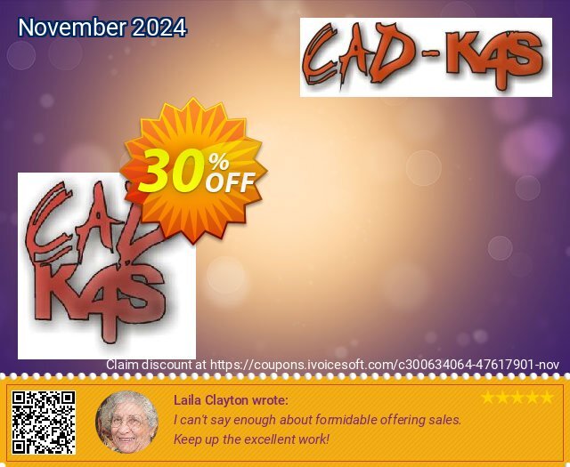 CADKAS Daten-Ablage unik voucher promo Screenshot