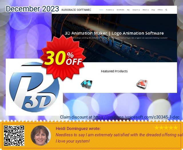 Aurora 3D Presentation erstaunlich Verkaufsförderung Bildschirmfoto