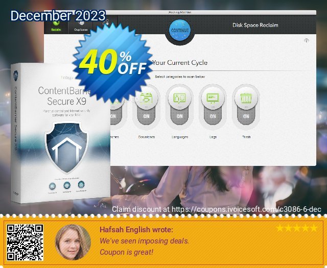 Intego ContentBarrier Secure X9 特別 増進 スクリーンショット