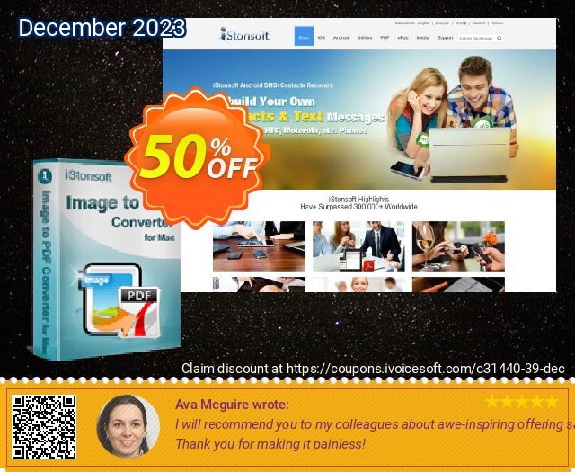iStonsoft Image to PDF Converter for Mac discount 50% OFF, 2024 Spring offering sales. 60% off