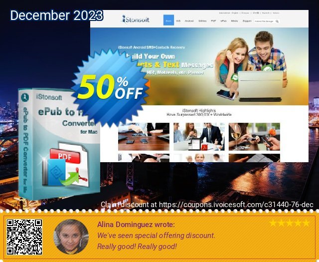 iStonsoft ePub to PDF Converter for Mac Sonderangebote Sale Aktionen Bildschirmfoto