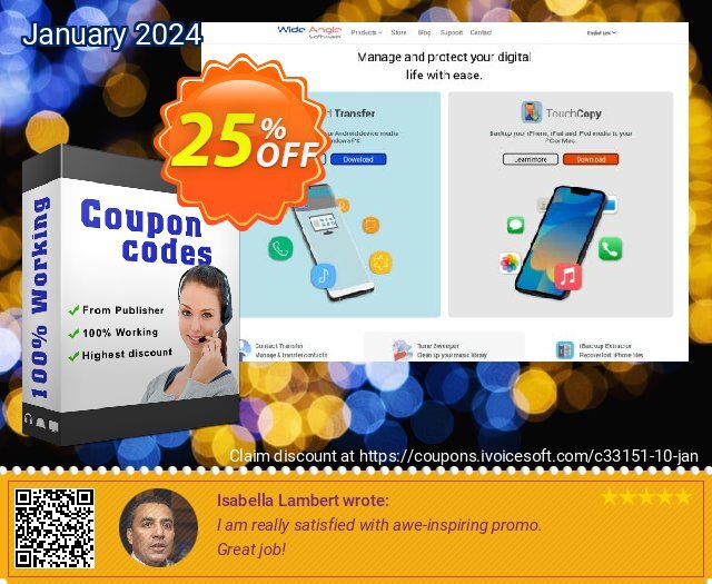 TouchCopy 16 (PC) discount 25% OFF, 2024 World Heritage Day offering sales. Touchcopy discount