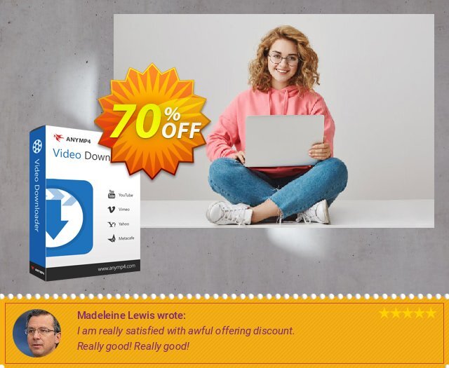 AnyMP4 Video Downloader discount 70% OFF, 2024 Good Friday offer. AnyMP4 coupon (33555)