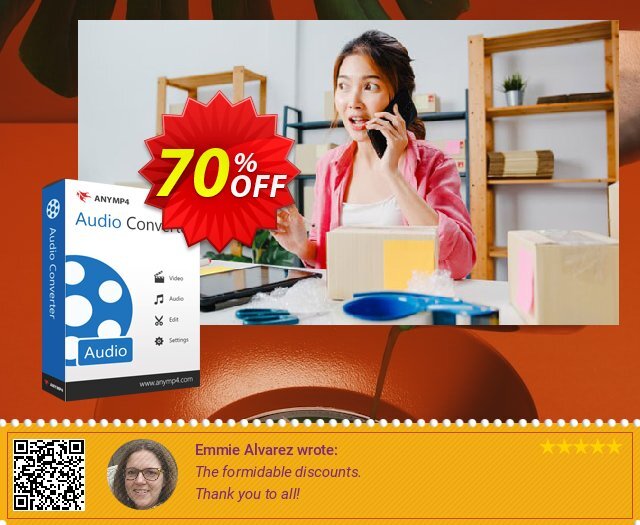 AnyMP4 Audio Converter Lifetime discount 70% OFF, 2024 Easter Day discounts. AnyMP4 Audio Converter Lifetime coupon (33555)