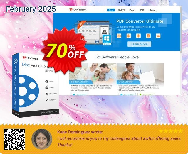 AnyMP4 Mac Video Converter Ultimate 最佳的 促销销售 软件截图