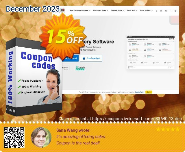 Remo Convert OST to PST discount 15% OFF, 2022 Xmas Day offering sales. 15% Remosoftware