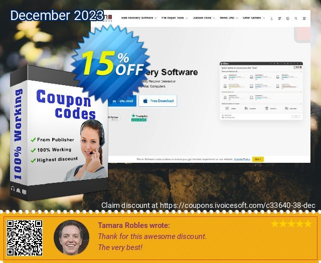 Remo Repair MOV (Mac) - Tech / Corporate License discount 15% OFF, 2022 New Year's Weekend offering sales. 15% Remosoftware