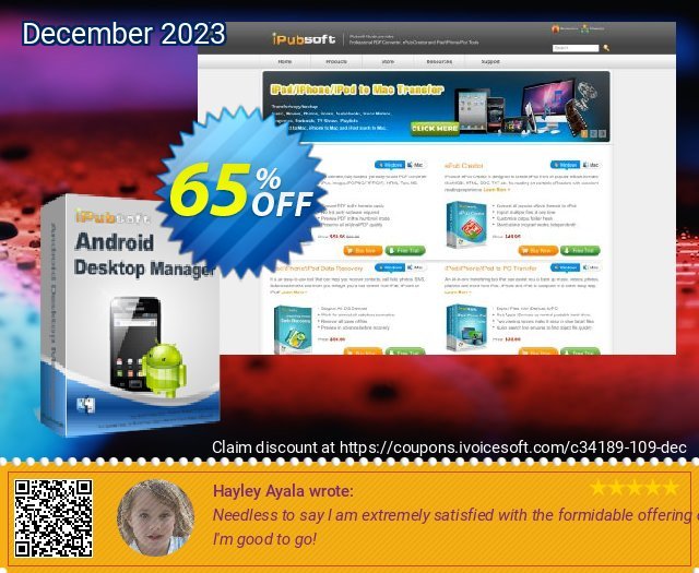 iPubsoft Android Desktop Manager for Mac faszinierende Preisnachlässe Bildschirmfoto