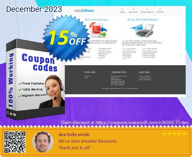 Mgosoft PCL To Image SDK baik sekali penawaran sales Screenshot