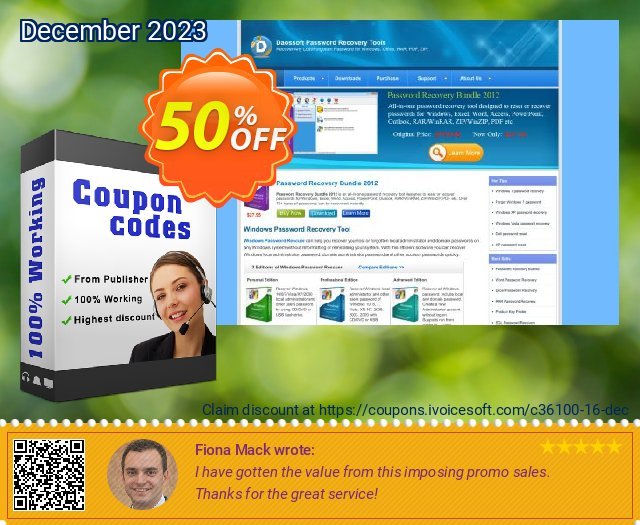 Get 50% OFF Daossoft Windows 7 Password Rescuer promotions
