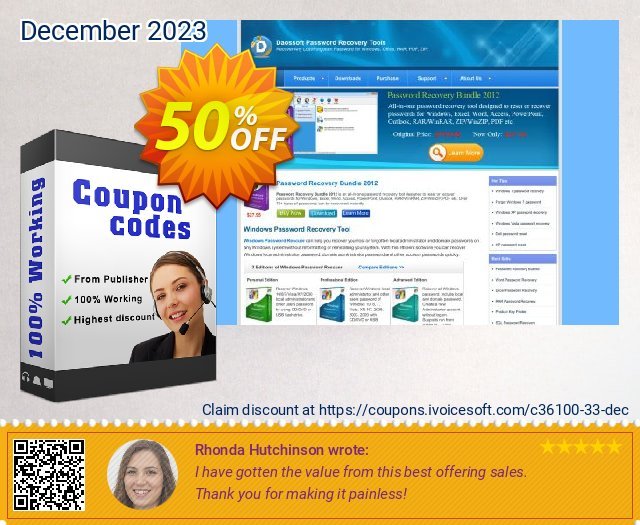 Daossoft SQL Password Rescuer discount 50% OFF, 2024 April Fools' Day offering sales. 30% daossoft (36100)