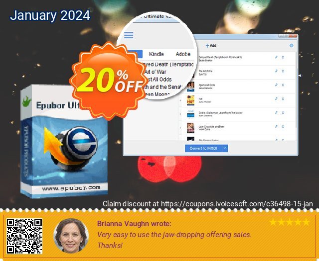 Epubor Ultimate khas deals Screenshot