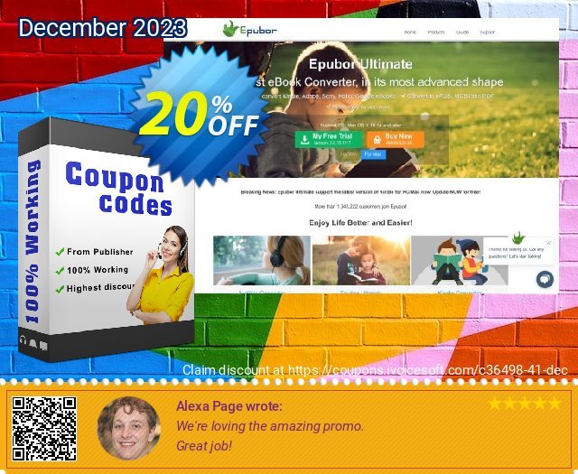 Epubor eBook Converter for Mac Family License discount 20% OFF, 2024 Kiss Day discounts. Epubor Ebook Software coupon (36498)