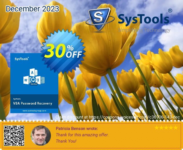 SysTools VBA Password Remover 最佳的 产品销售 软件截图